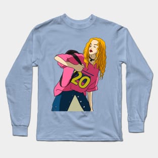 80s party girl Long Sleeve T-Shirt